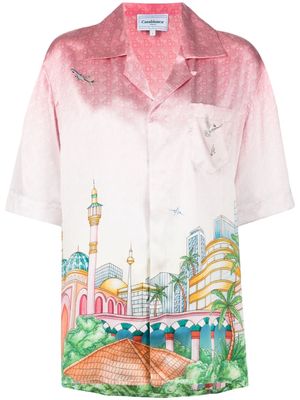 Casablanca Morning City View silk shirt - Multicolour
