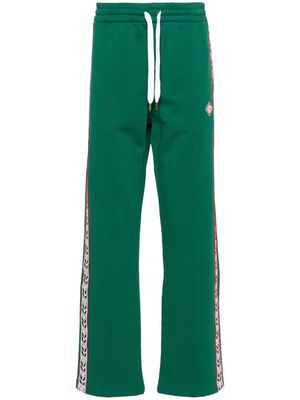 Casablanca Moto Sport cotton track pants - Green