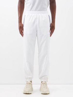 Casablanca - Par Avion Logo-patch Track Pants - Mens - White Multi