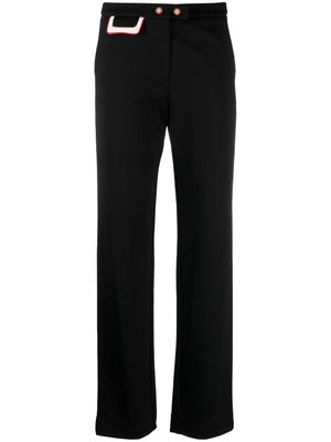 Casablanca pressed-crease tailored trousers - Black