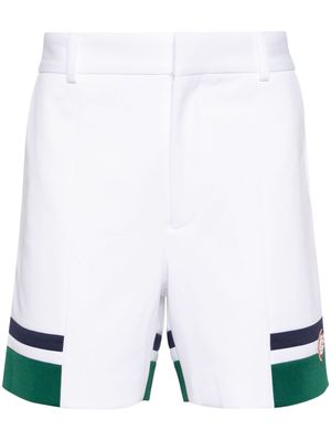 Casablanca Sports stripe-detail shorts - White