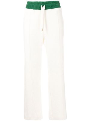 Casablanca straight-leg track pants - White