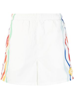 Casablanca stripe-detail track shorts - White