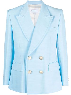 Casablanca tailored double-breasted blazer - Blue