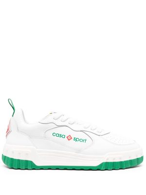 Casablanca Tennis Court leather sneakers - White