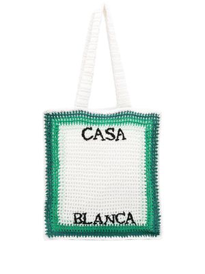 Casablanca Tennis crochet bag - Green