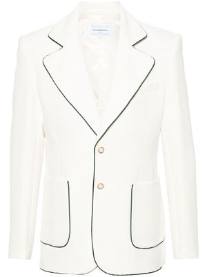 Casablanca Tennis single-breasted blazer - White