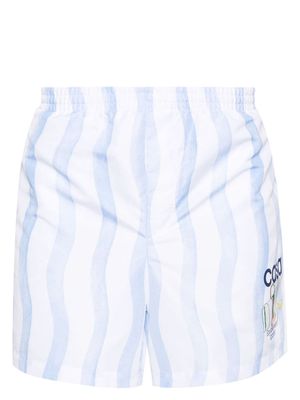 Casablanca Wave swim shorts - White