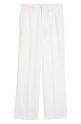 Casablanca Wool Flare Trousers in White