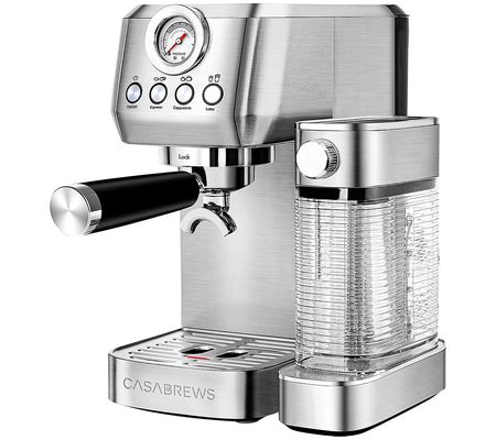 CASABREWS 20 Bar Espresso Machine with Milk Tan k