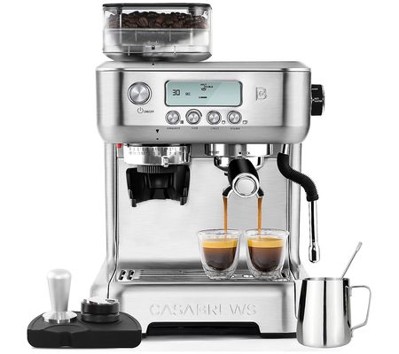 CASABREWS All-in-one Espresso Machine with LCD isplay