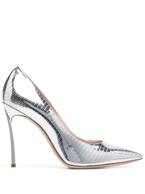 Casadei 100mm heeled pumps - Silver