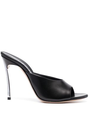 Casadei 110mm heeled mules - Black