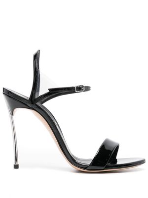 Casadei 115mm leather high-stiletto heels - Black