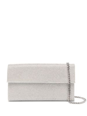 Casadei embellished clutch-bag - Silver