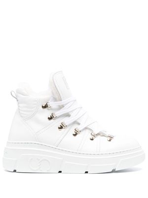 Casadei Galaxy leather boots - White