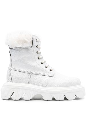 Casadei Generation C Alpi leather boots - White