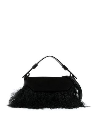 Casadei Manola leather shoulder bag - Black