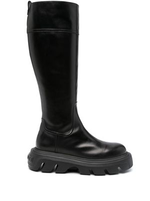 Casadei Seattle leather boots - Black