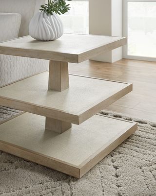 Cascade Collection Tiered End Table