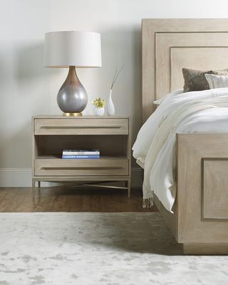 Cascade Two-Drawer Nightstand