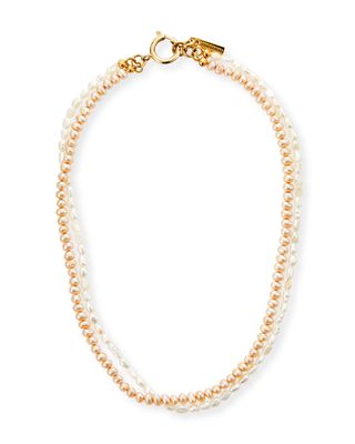 Cascais Double Strand Pearl Necklace