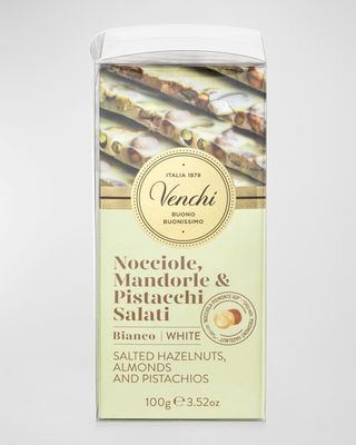Case of White Chocolate Bars With Salted Nuts, 6 Count