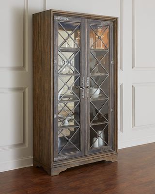 Casella Lighted Curio Cabinet