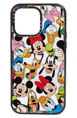 CASETiFY x Disney Mickey & Friends iPhone 13 Pro/13 Pro Max & 14 Plus/14 Pro Max Case in Clear/Glossy Black