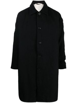 Casey Casey button-up trench coat - Black