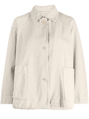 Casey Casey Dries Travail button-up cotton jacket - Grey