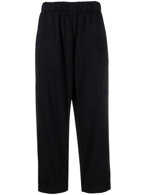 Casey Casey elasticated-waistband knitted trousers - Blue