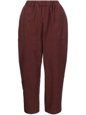 Casey Casey Fabi tapared-leg cropped trousers