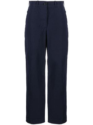 Casey Casey Marie tapered cotton trousers - Blue