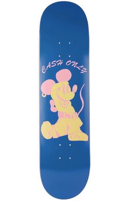 Cash Only&trade; Blue Mouse Skateboard Deck