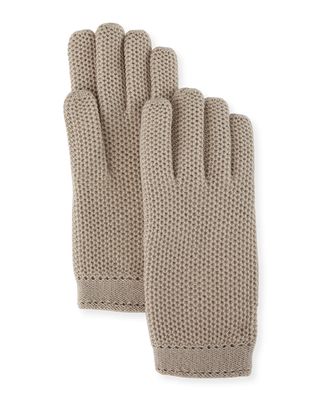 Cashmere Crochet Gloves