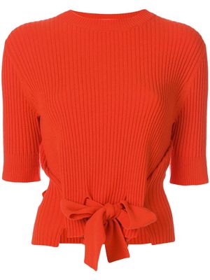 Cashmere In Love Dee cropped sweater - Yellow