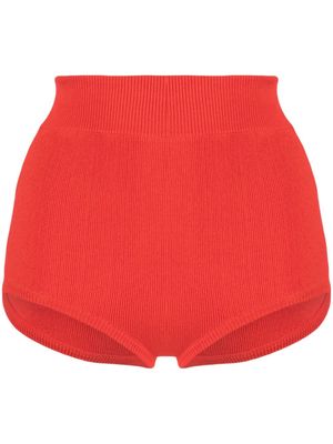 Cashmere In Love Gali fine-knit shorts - Red