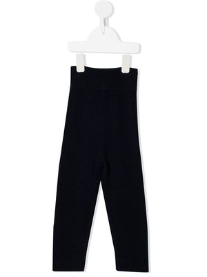 Cashmere in Love Kids cashmere Dixie knitted leggings - Blue