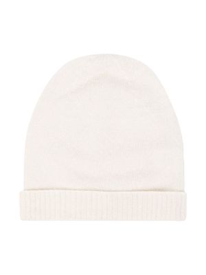Cashmere in Love Kids Darla cashmere beanie hat - White