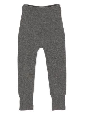 Cashmere in Love Kids Devon cashmere-wool leggings - Grey