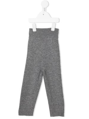 Cashmere in Love Kids Dixie fine-knit cashmere trousers - Grey
