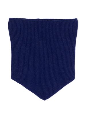 Cashmere in Love Kids Leysin bandana-style cashmere scarf - Blue