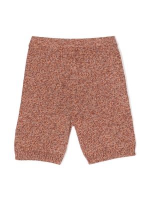Cashmere in Love Kids York cotton-blend shorts - Brown