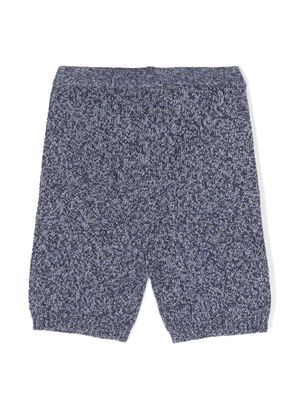 Cashmere in Love Kids York cotton-cashmere shorts - Blue