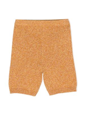 Cashmere in Love Kids York cotton-cashmere shorts - Yellow