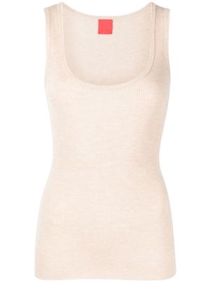 Cashmere In Love Paula cashmere tank top - Brown