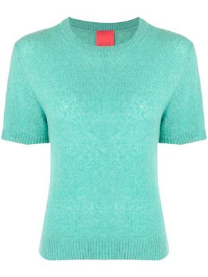 Cashmere In Love Sidley fine-knit top - Green