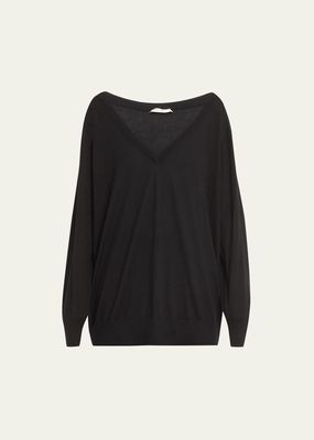 Cashmere Long-Sleeve Top