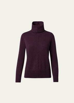 Cashmere Long-Sleeve Turtleneck Sweater